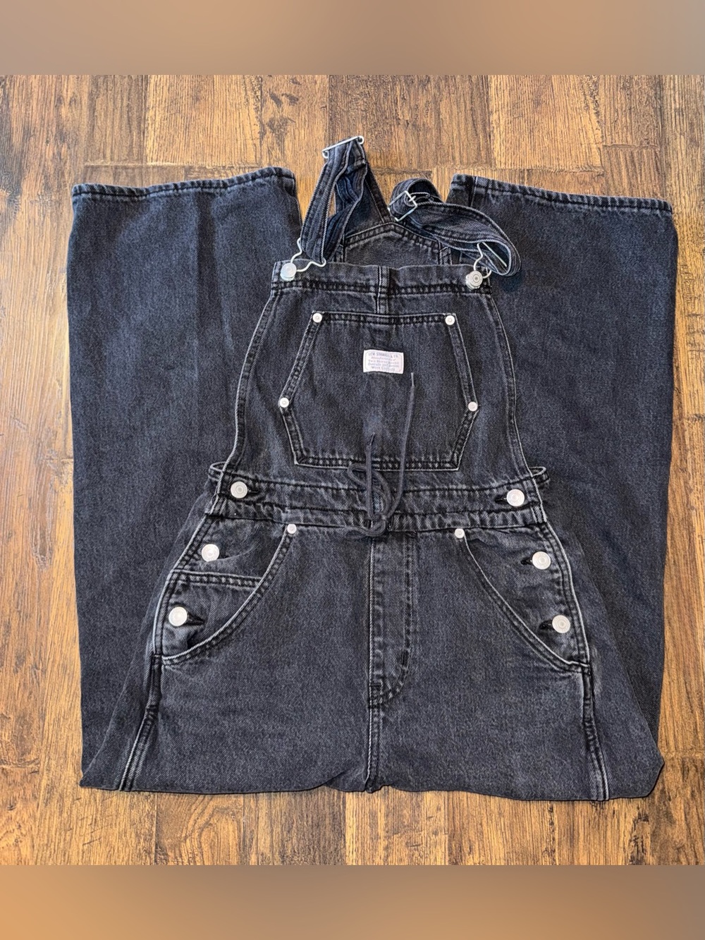 Black Levi's Women’s Denim Overalls